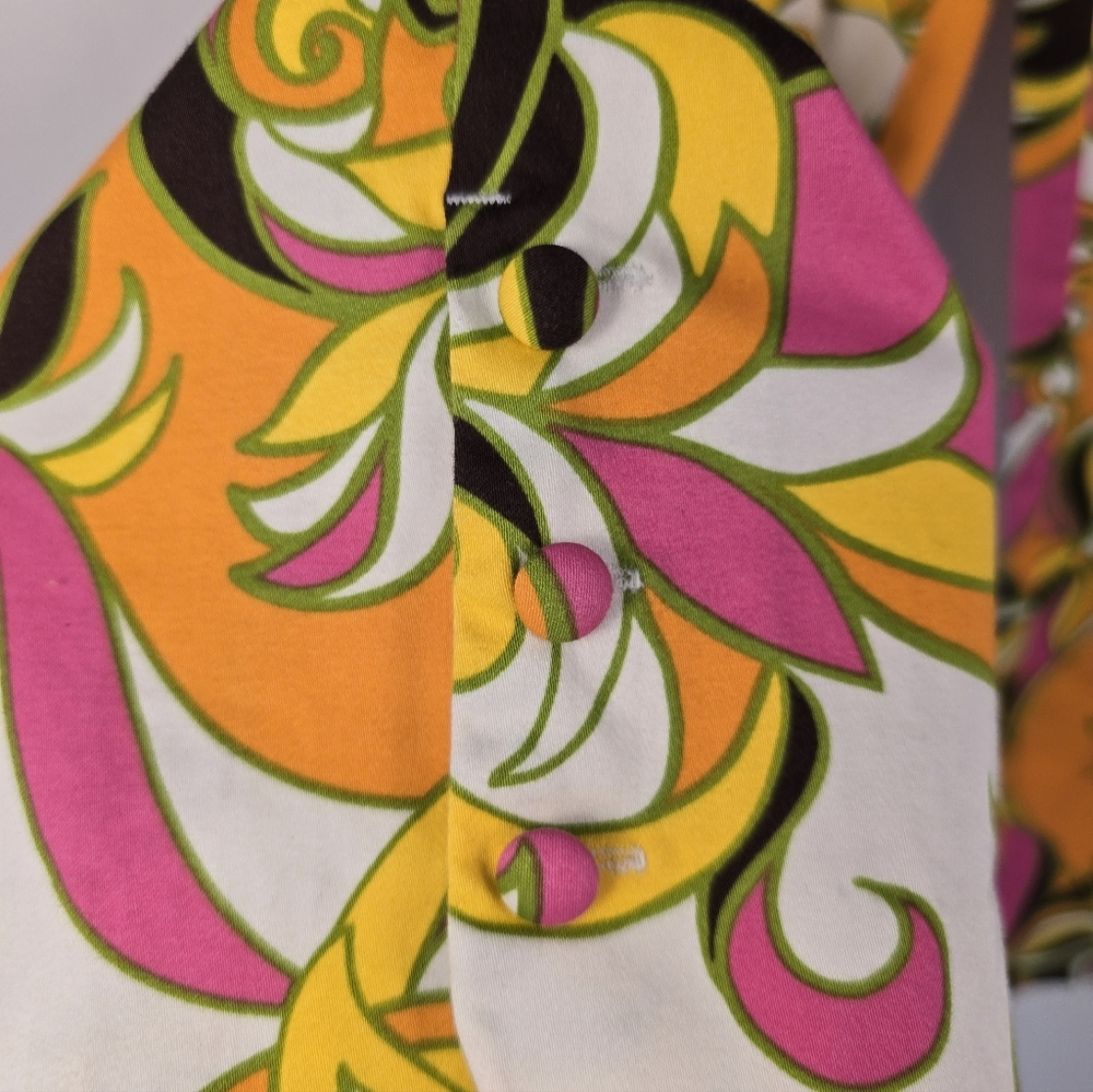 Lilly Pulitzer KRISTEN Palm Beach Orange Gold Pink Butterfly Ankle Pants. Sz 4 - Picture 5 of 9